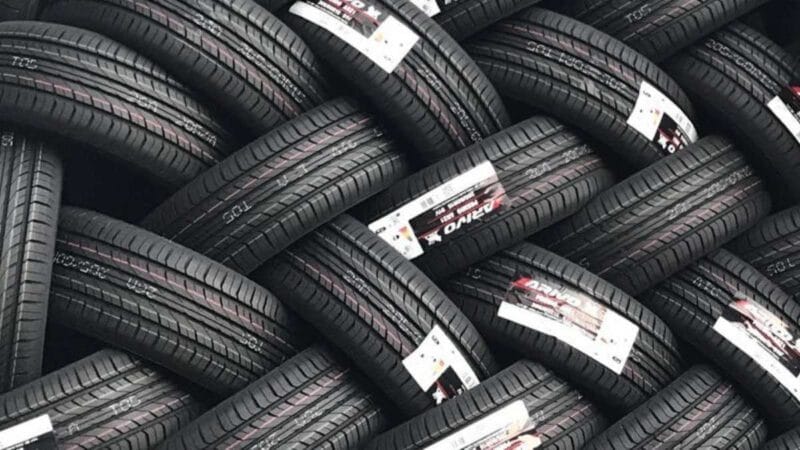 Image showing new tyres