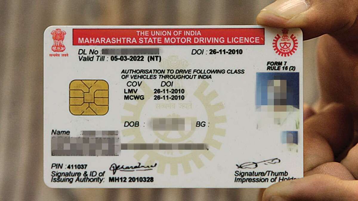 Indian driving license