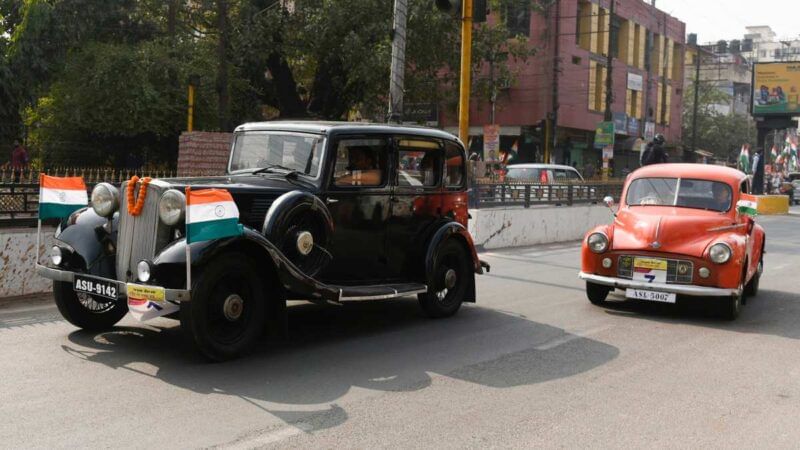 Vintage cars in India