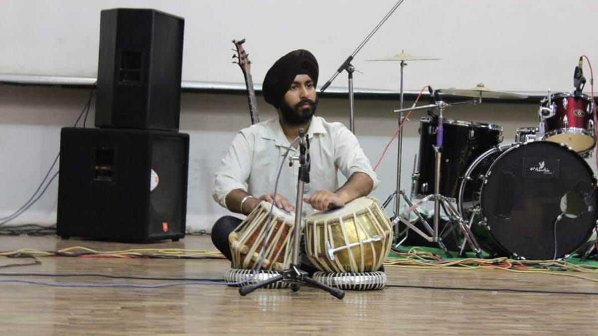 Baldeep practicing table