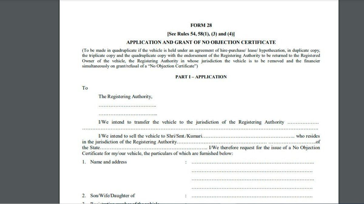 Transferring vehicle deals registration