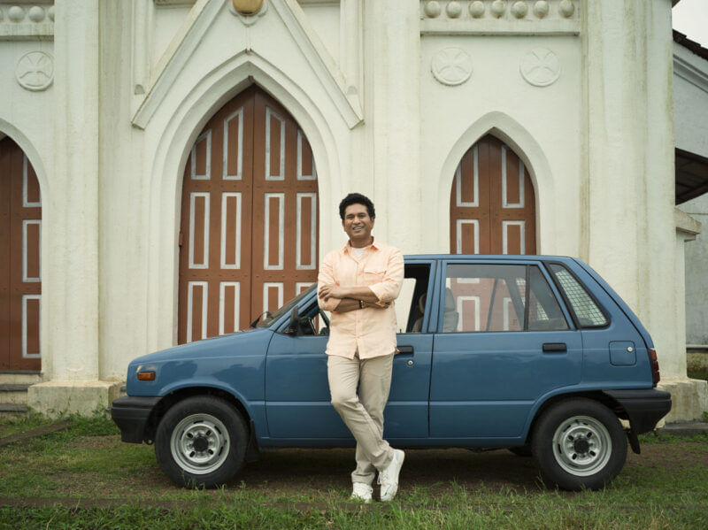 Alto 800 Spinny: Sachin’s Road Drive