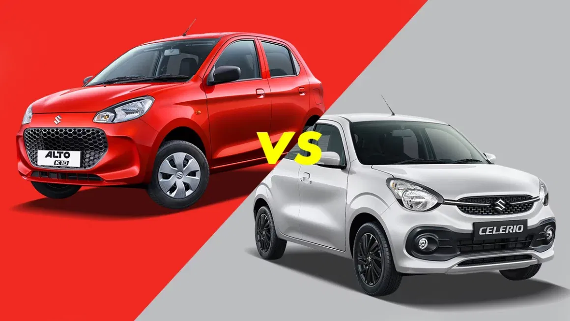 Maruti Suzuki Alto K10 vs Celerio