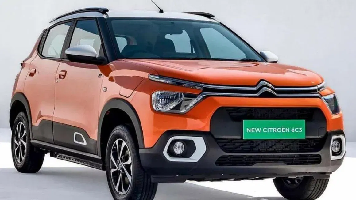 Citroen eC3 Electric Hatchback Unveiled: Claimed 320 km Range