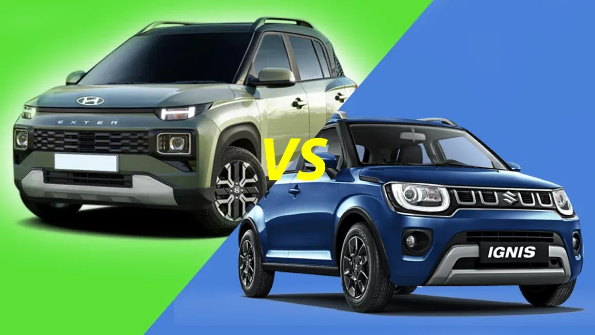 Hyundai Exter vs Maruti Ignis