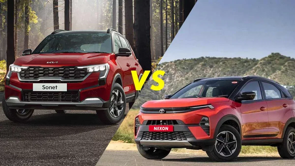 Tata Nexon vs Kia Sonet
